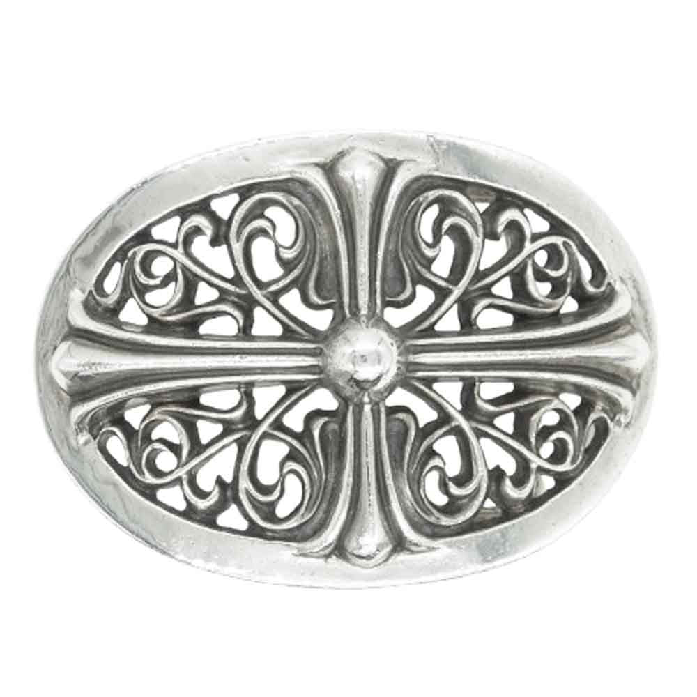 CHROME HEARTS クロムハーツ（原本無） BUCKL OVAL CROSS1.5 1.5 クラシック オーバルクロス シルバー バックル シルバー系【中古】