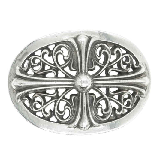 CHROME HEARTS クロムハーツ（原本無） BUCKL OVAL CROSS1.5 1.5 クラシック オーバルクロス シルバー バックル シルバー系【中古】