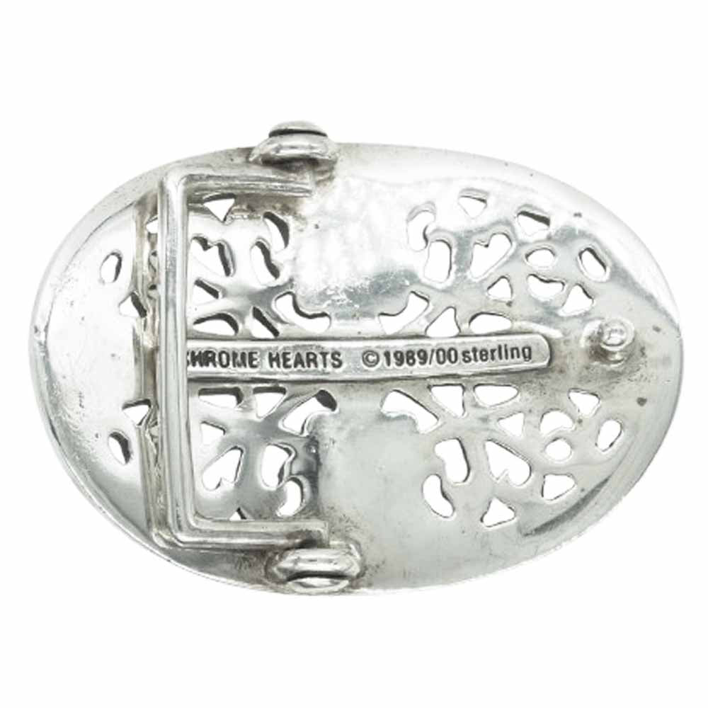 CHROME HEARTS クロムハーツ（原本無） BUCKL OVAL CROSS1.5 1.5 クラシック オーバルクロス シルバー バックル シルバー系【中古】