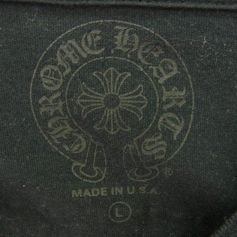 CHROME HEARTS クロムハーツ（原本無） CH SCROLL LABEL FUCKYOU L/S TEE スクロールラベル 長袖 Tシャツ ブラック系 L【中古】
