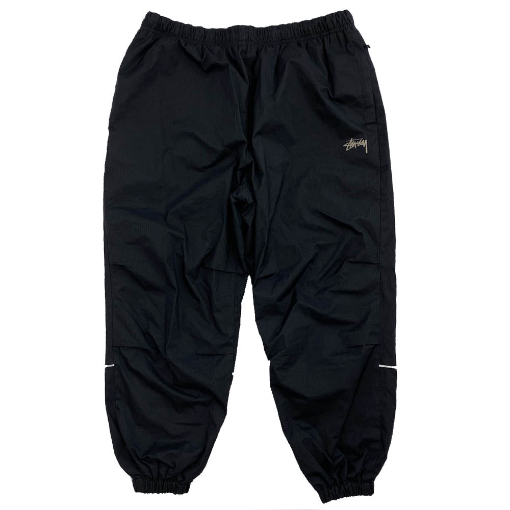 STUSSY ステューシー 116305 3M Jogger Pants Black ストックロゴ リフレクティブ ライン ナイロン ジョガー パンツ ブラック系 L ブラック系 L【中古】