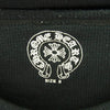 CHROME HEARTS クロムハーツ（原本無） アームロゴ バックプリント スクロールラベル フローラル クロス カットソー ブラック系 S【中古】