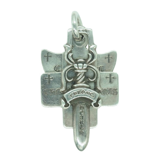 CHROME HEARTS クロムハーツ（原本無） 3TRINKETS 3トリンケッツ ペンダント トップ シルバー系【中古】