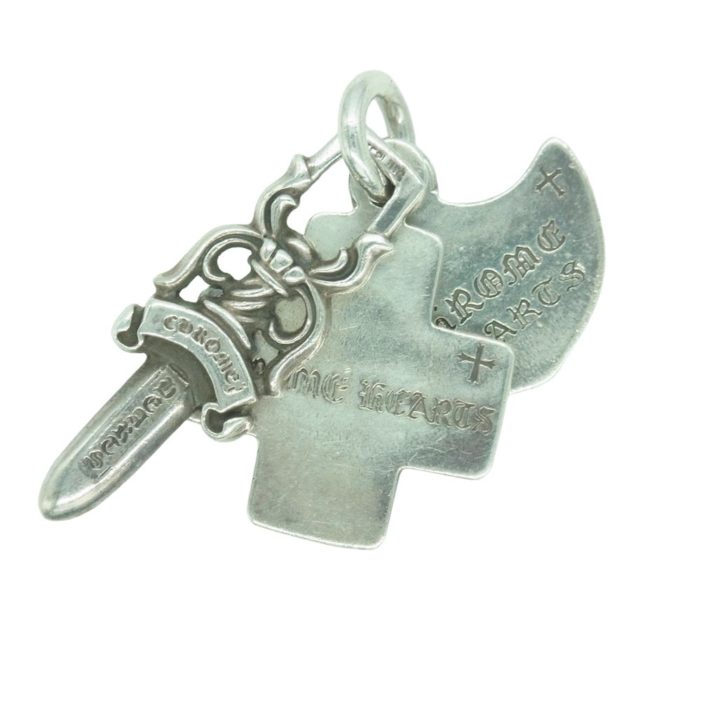 CHROME HEARTS クロムハーツ（原本無） 3TRINKETS 3トリンケッツ ペンダント トップ シルバー系【中古】