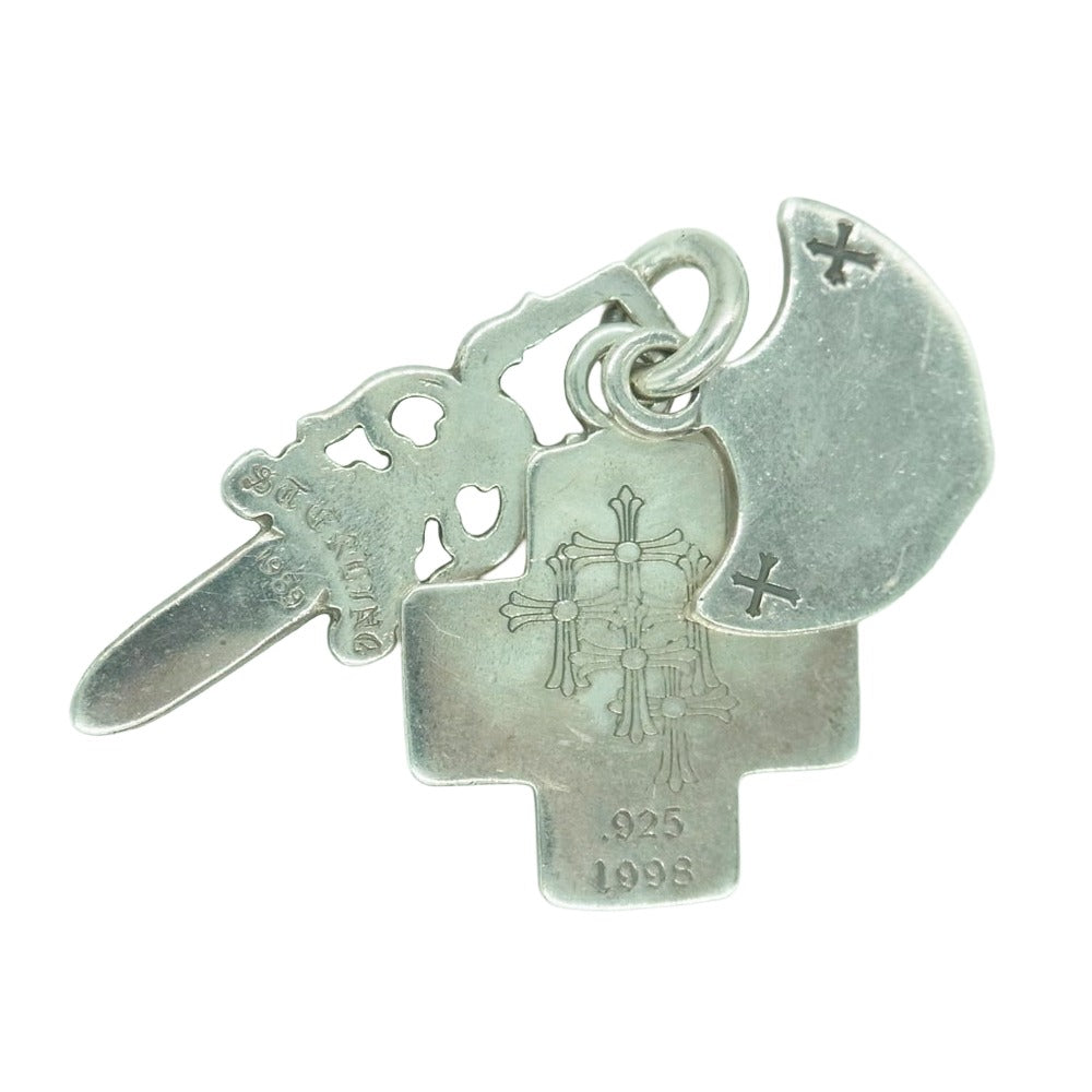 CHROME HEARTS クロムハーツ（原本無） 3TRINKETS 3トリンケッツ ペンダント トップ シルバー系【中古】