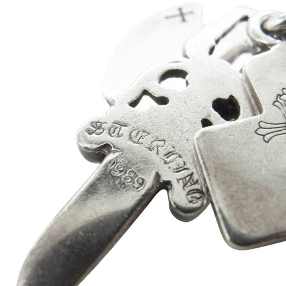CHROME HEARTS クロムハーツ（原本無） 3TRINKETS 3トリンケッツ ペンダント トップ シルバー系【中古】