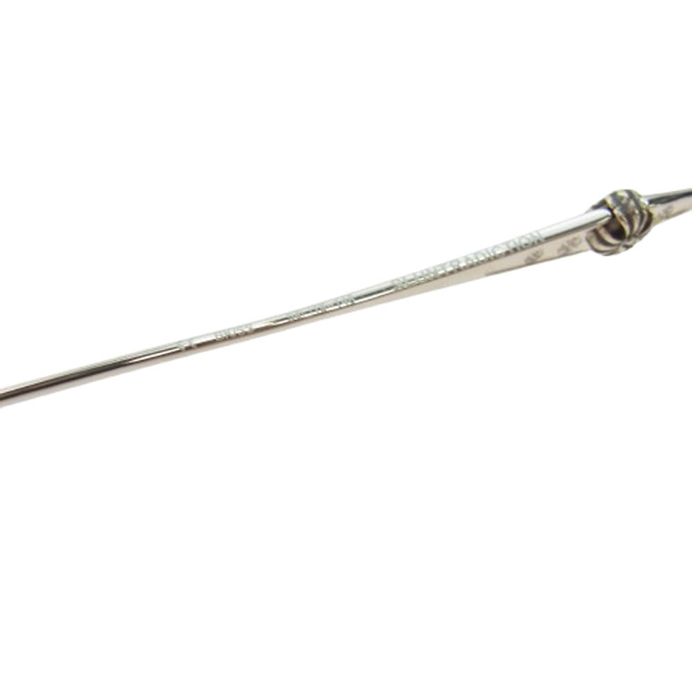 CHROME HEARTS クロムハーツ（原本無） SLUNTRADICTION クロスボール サングラス 眼鏡 ブラック系【美品】【中古】