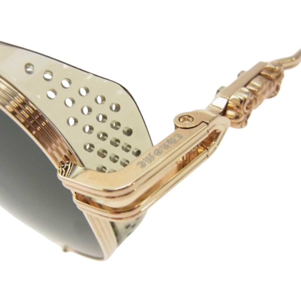 CHROME HEARTS クロムハーツ（原本無） WET TEE ティアドロップ サングラス 眼鏡 60□14-147【美品】【中古】