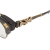 CHROME HEARTS クロムハーツ（原本無） BONENNOISSEUR II テンプルCHクロスハーフリム サングラス 眼鏡 ブラウン系 53□19-150【美品】【中古】