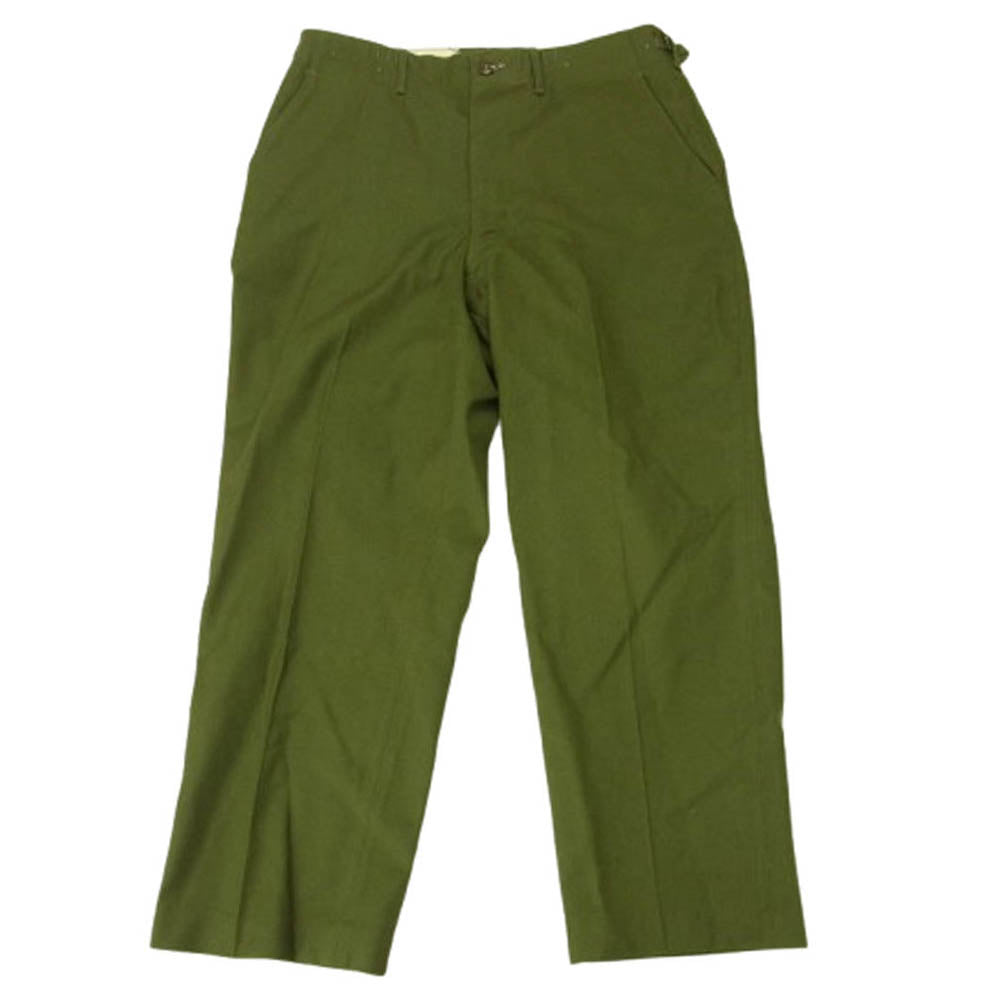 ユーエスアーミー 55-T-35650-30 Vintage WOOL TROUSERS m-51 ヴィンテージ ウールフィールド トラウザー パンツ カーキ系【中古】