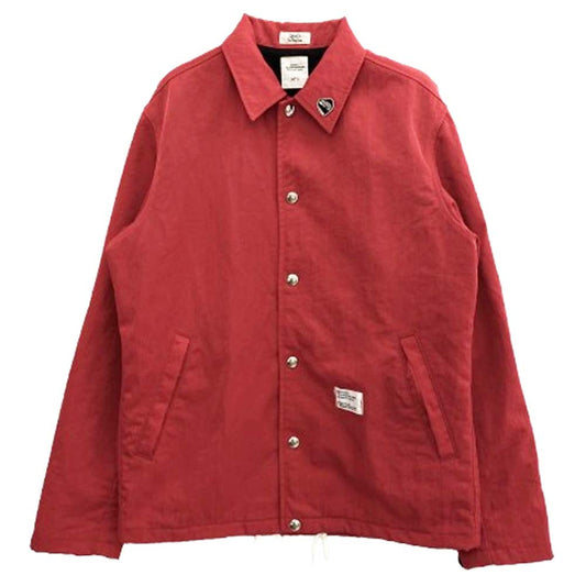 BEDWIN & THE HEARTBREAKERS ベドウィンアンドザハートブレイカーズ ナイロン コーチ ジャケット レッド系【中古】