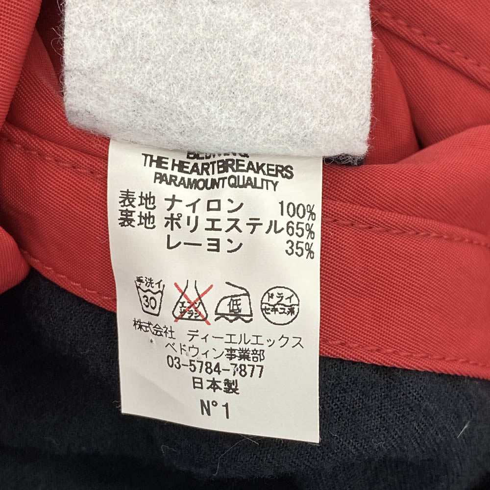 BEDWIN & THE HEARTBREAKERS ベドウィンアンドザハートブレイカーズ ナイロン コーチ ジャケット レッド系【中古】