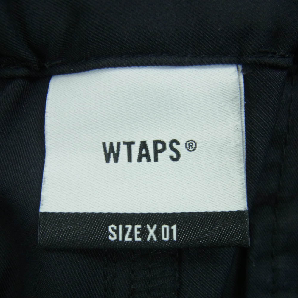 WTAPS ダブルタップス 23SS 231TQDT-PTM04 Trds2301 Shorts Poly Twill Dot Sight ロゴ刺繍 ショーツ ハーフ ショート パンツ ブラック系 01【中古】