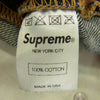Supreme シュプリーム ストレート セルビッジ デニム パンツ インディゴブルー系 34【中古】