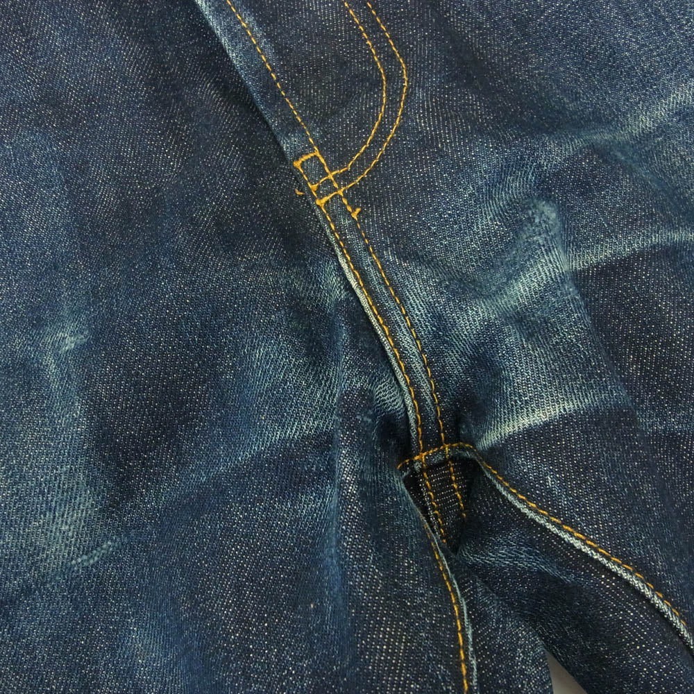 Supreme シュプリーム ストレート セルビッジ デニム パンツ インディゴブルー系 34【中古】