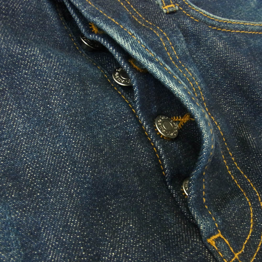 Supreme シュプリーム ストレート セルビッジ デニム パンツ インディゴブルー系 34【中古】