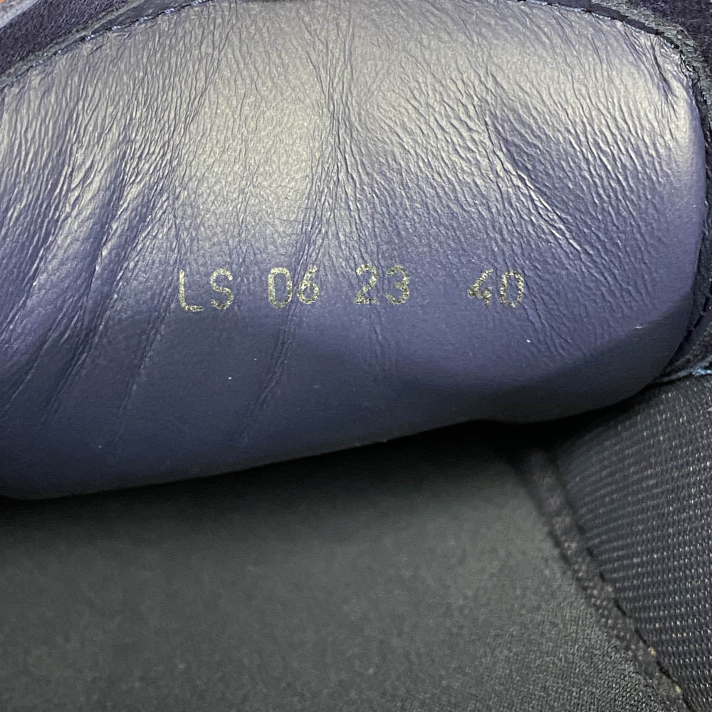 Christian Dior クリスチャンディオール 3SN303ZWZ56540 B33 LT DO DENIM TEARS デニムティアーズ オブリーク ローカット スエード スニーカー ネイビー系 40【極上美品】【中古】