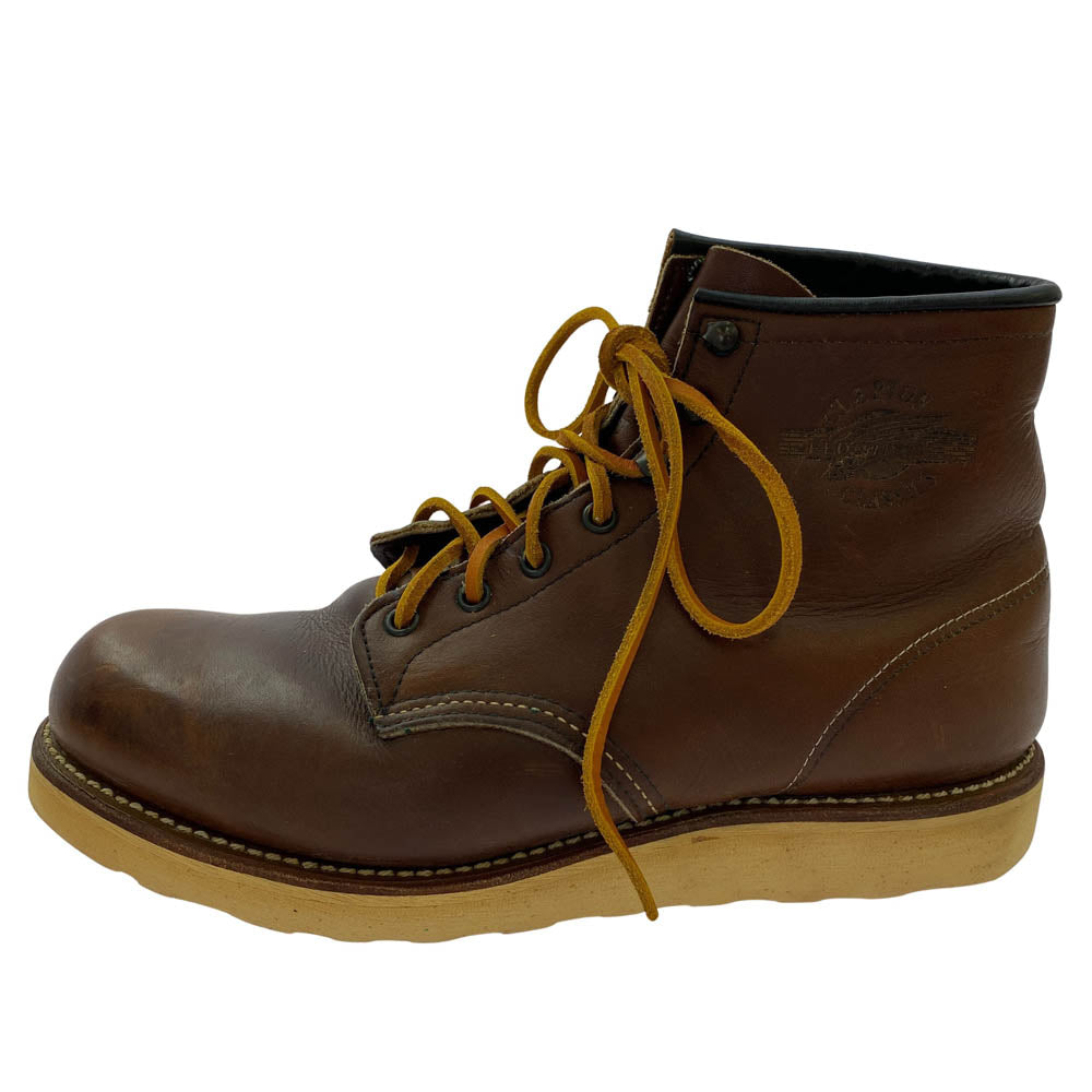 HAWKINS プレーントゥ レザーブーツ ブラウン 茶26.5 REDWING HAWKINS プレーントゥ レザーブーツ ブラウン 茶26.5 REDWING
