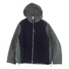 Sacai サカイ 24AW 24-03455M Nylon Twill x Sponge Sweat Hoodie ナイロンツイル スポンジ スウェット フルジップ パーカー フーディー カーキ系 2【美品】【中古】