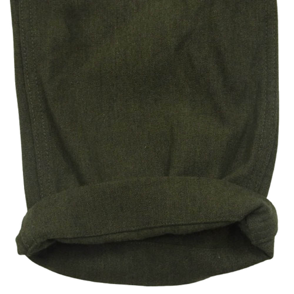 LOST CONTROL ロストコントロール L15A3-3024 オフィサーズ トラウザーズ ウール パンツ カーキ系 グリーン系 2【中古】