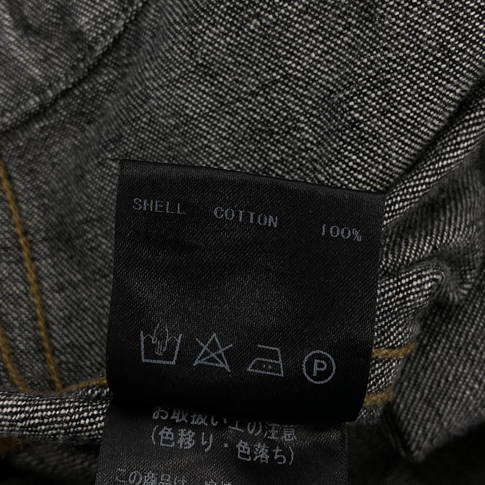 GERUGA ゲルガ GR-S-91 QUILTING HEAVY WESTERN SHIRTS キルト デニム ウエスタン シャツ ブラック系 2【中古】