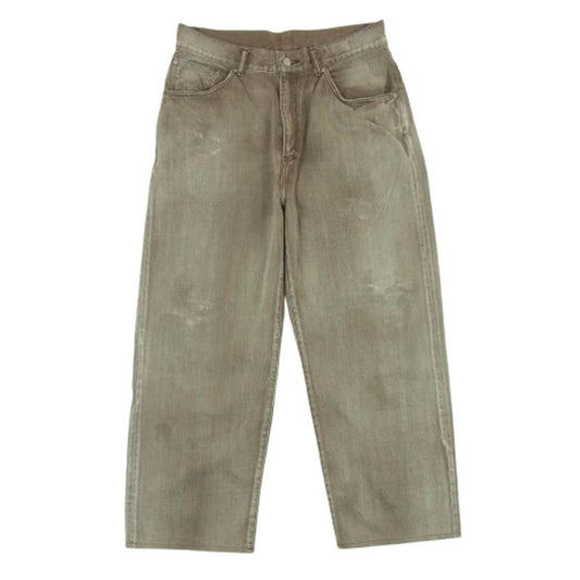 ANCELLM アンセルム 24AW ANC-PT57-B P/TAPERED 5P DENIM PANTS テーパード デニム パンツ グレイッシュブラウン系 2【中古】