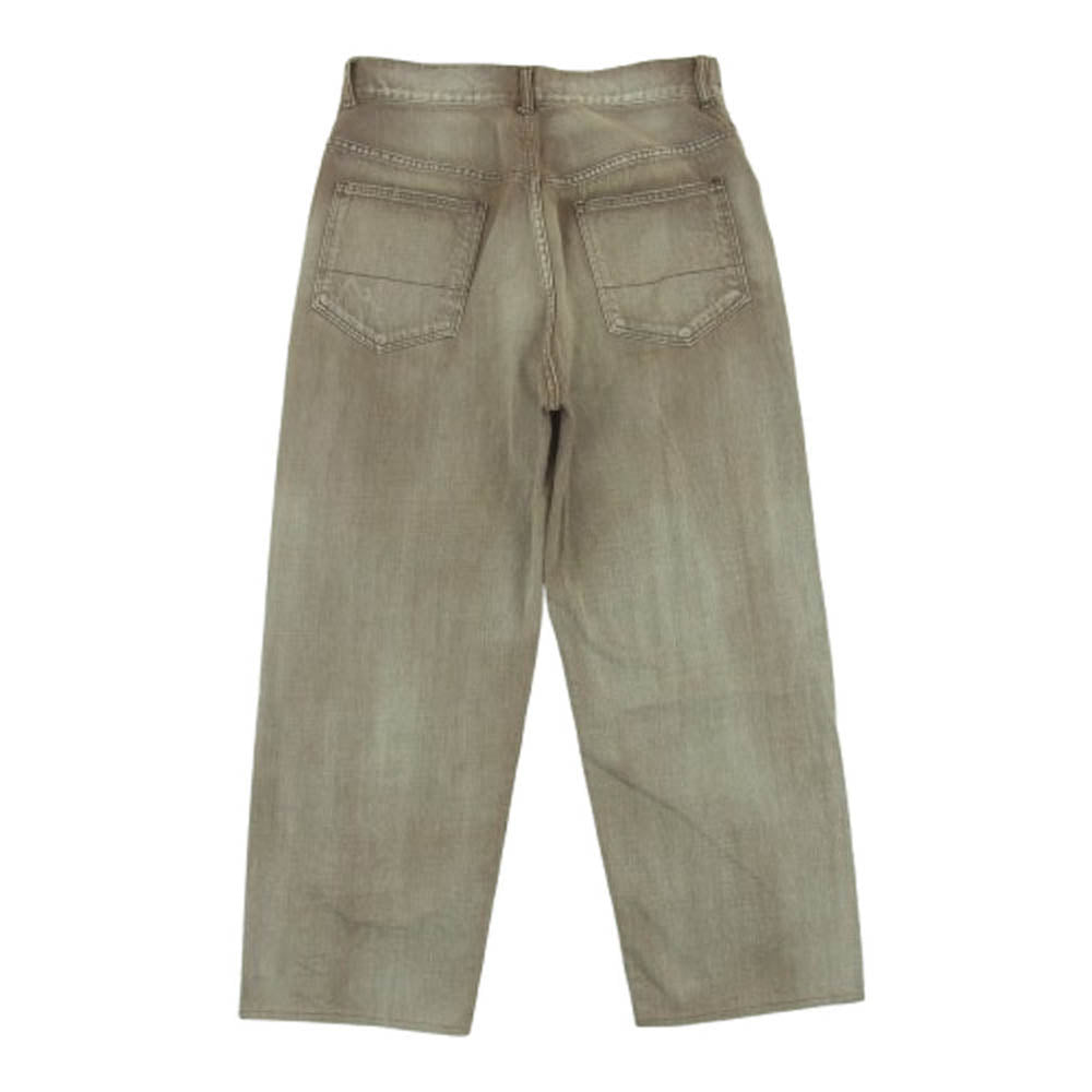 ANCELLM アンセルム 24AW ANC-PT57-B P/TAPERED 5P DENIM PANTS テーパード デニム パンツ グレイッシュブラウン系 2【中古】