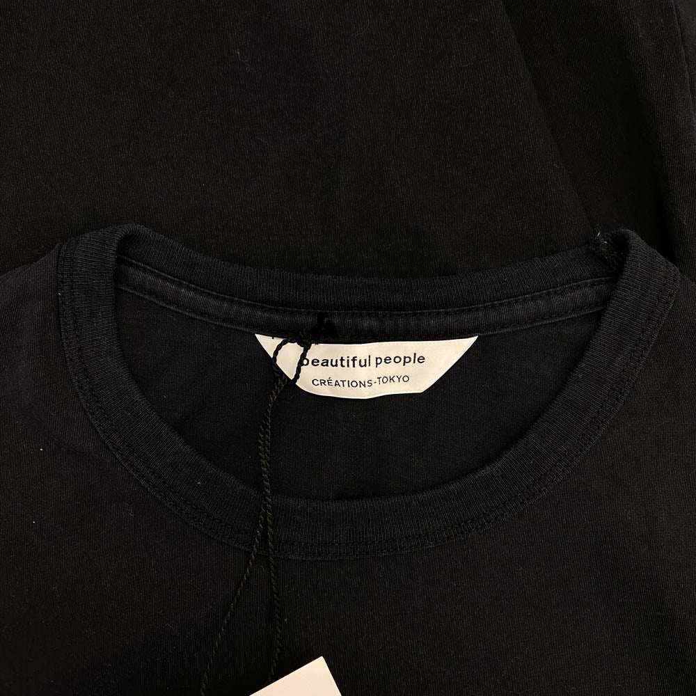 beautiful people ビューティフルピープル charity covid-19 kids Tshirt チャリティー 半袖 Tシャツ ブラック系 150【中古】