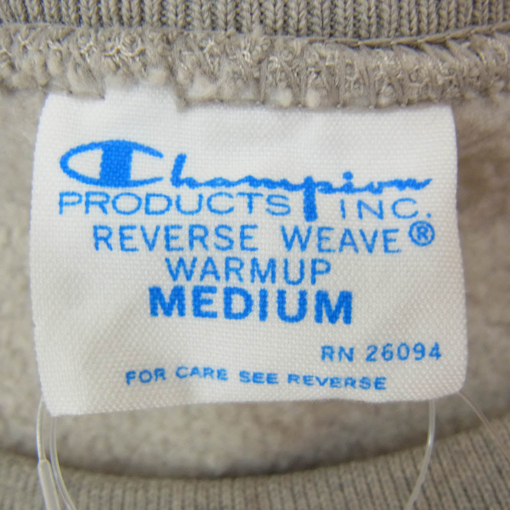 FRAMeWORK フレームワーク Champion チャンピオン 別注 REVERS WEAVE リバースウィーブ クルーネック スウェット トレーナー グレー系 M【中古】