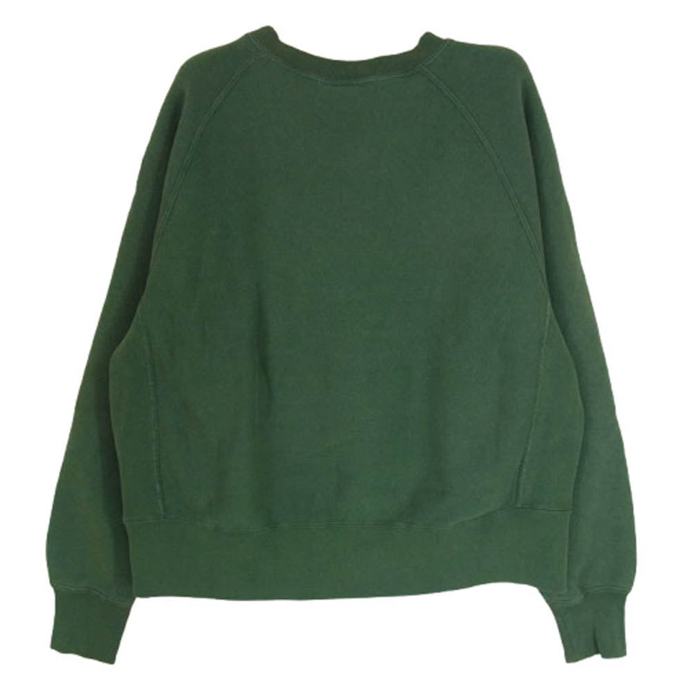 FRAMeWORK フレームワーク Champion チャンピオン 別注 REVERS WEAVE リバースウィーブ クルーネック スウェット トレーナー グリーン系 M【中古】