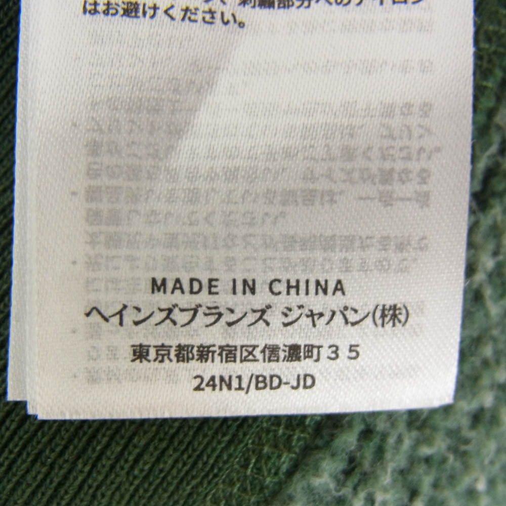 FRAMeWORK フレームワーク Champion チャンピオン 別注 REVERS WEAVE リバースウィーブ クルーネック スウェット トレーナー グリーン系 M【中古】