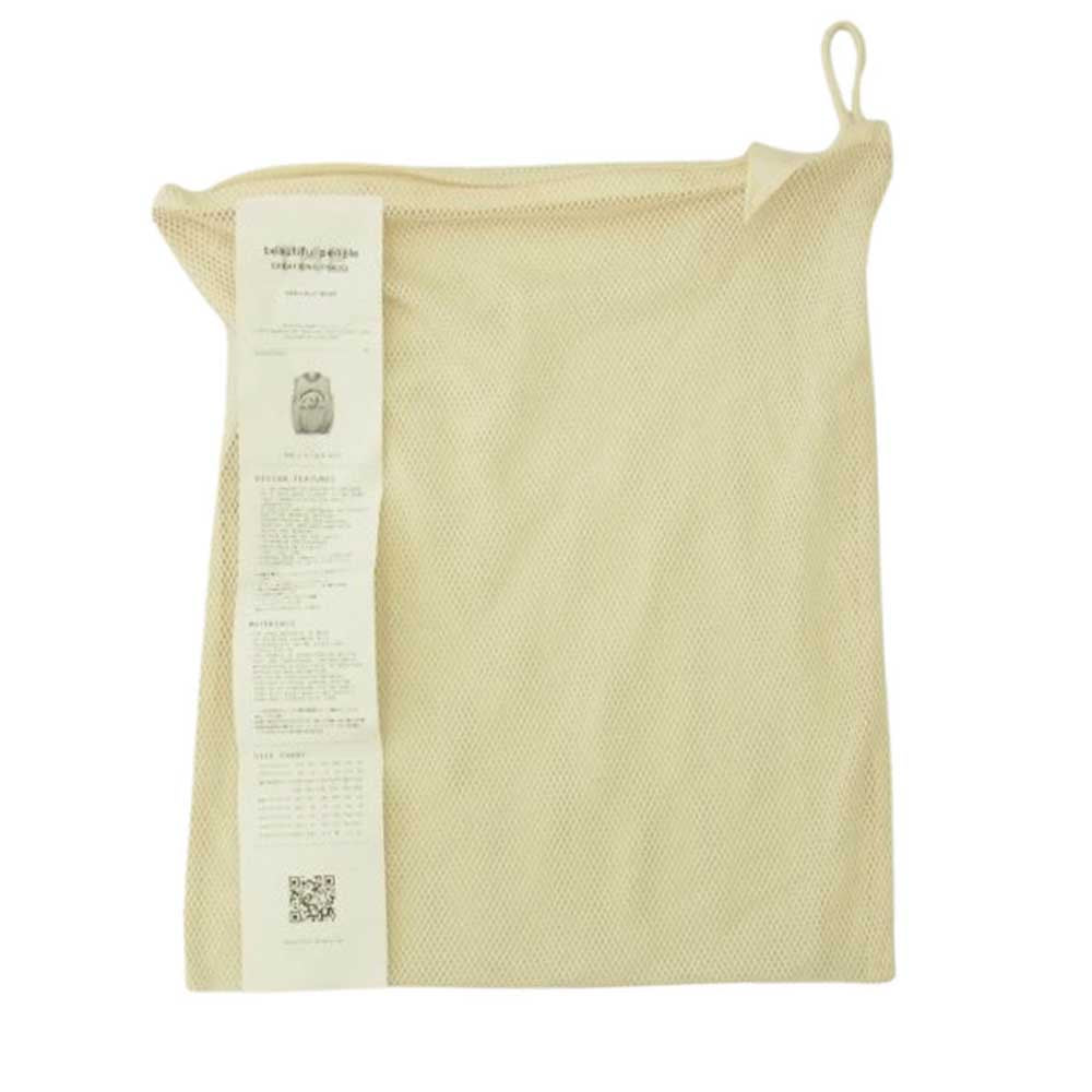 beautiful people ビューティフルピープル 7225210412 THE/a rock knit PO The Flaming Lips ノースリーブ ニット ベスト マルチカラー系 ベージュ系 150【中古】