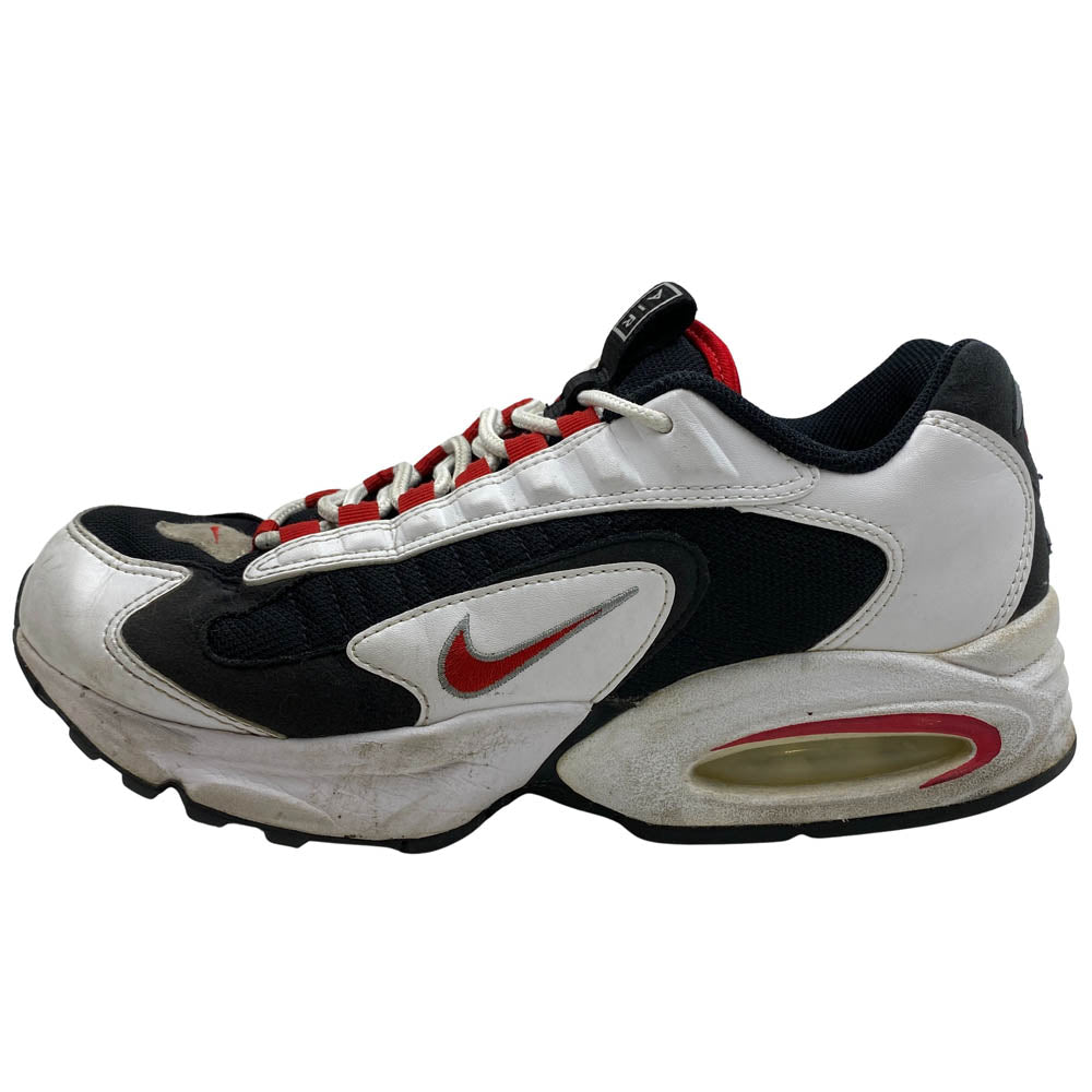 NIKE ナイキ CD2053-105 AIR MAX TRIAX 96 WHITE RED BLACK エアマックス トライアックス 96 ローカットスニーカー ブラック系 27.5cm【中古】