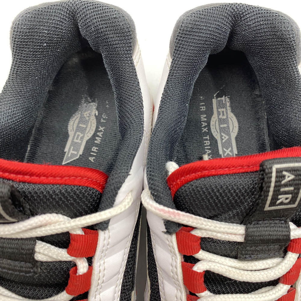 NIKE ナイキ CD2053-105 AIR MAX TRIAX 96 WHITE RED BLACK エアマックス トライアックス 96 ローカットスニーカー ブラック系 27.5cm【中古】