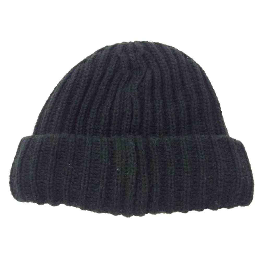 Supreme シュプリーム 23AW Classic Logo Chunky Ribbed Beanie クラシック ロゴ チャンキー リブ ビーニー ニットキャップ ブラック系【中古】