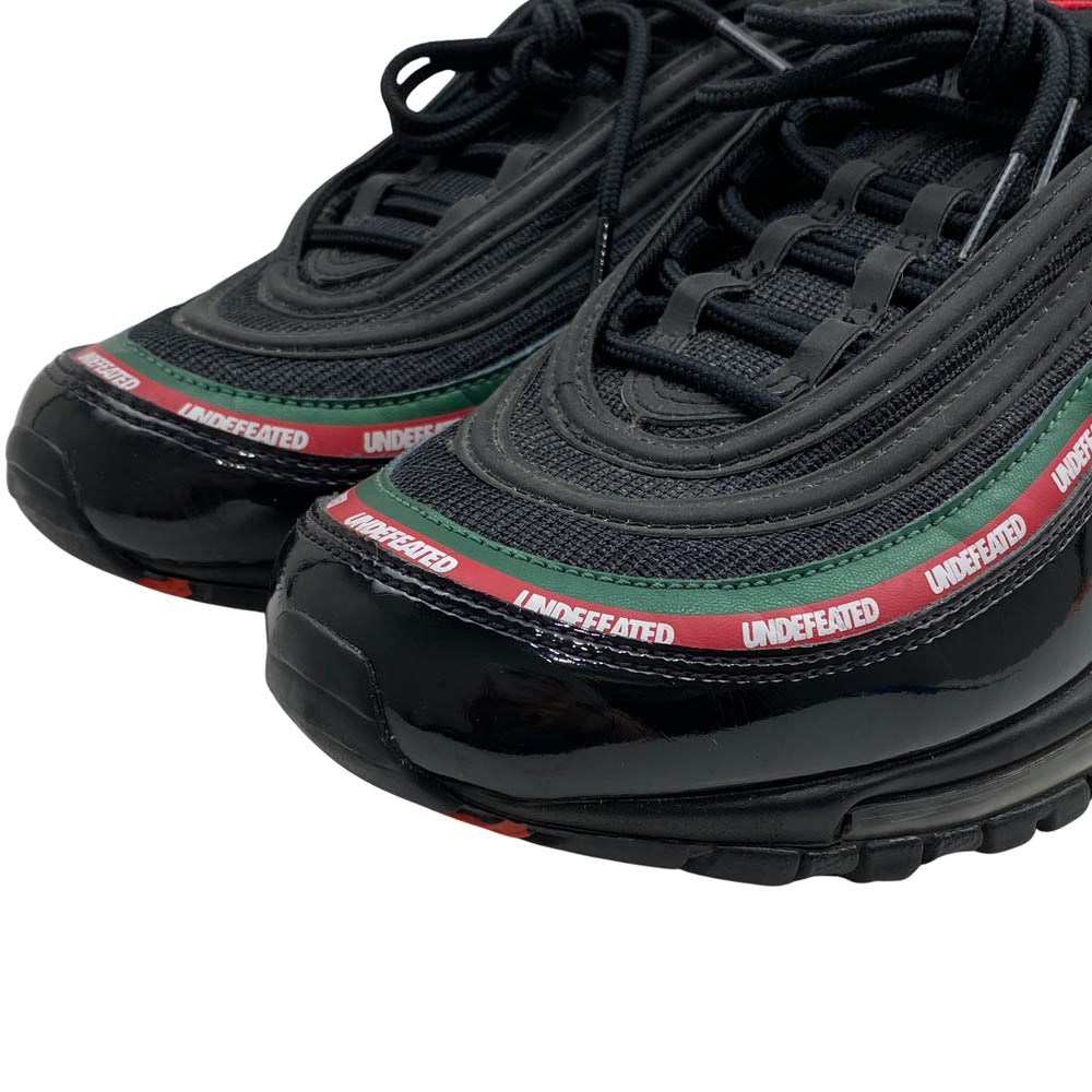 NIKE ナイキ AJ1986-001 × Undefeated アンディフィーテッド Air Max 97 OG black エアマックス 97 ローカットスニーカー ブラック系 26.5cm【中古】