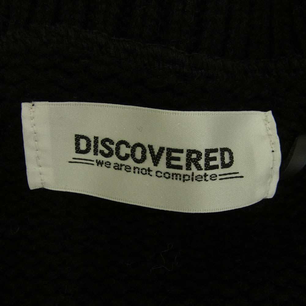 DISCOVERED ディスカバード 23AW DC-23AW-KN-02 LOOPING KNIT CARDIGAN ステッチデザイン カーディガン ブラック系 3【中古】