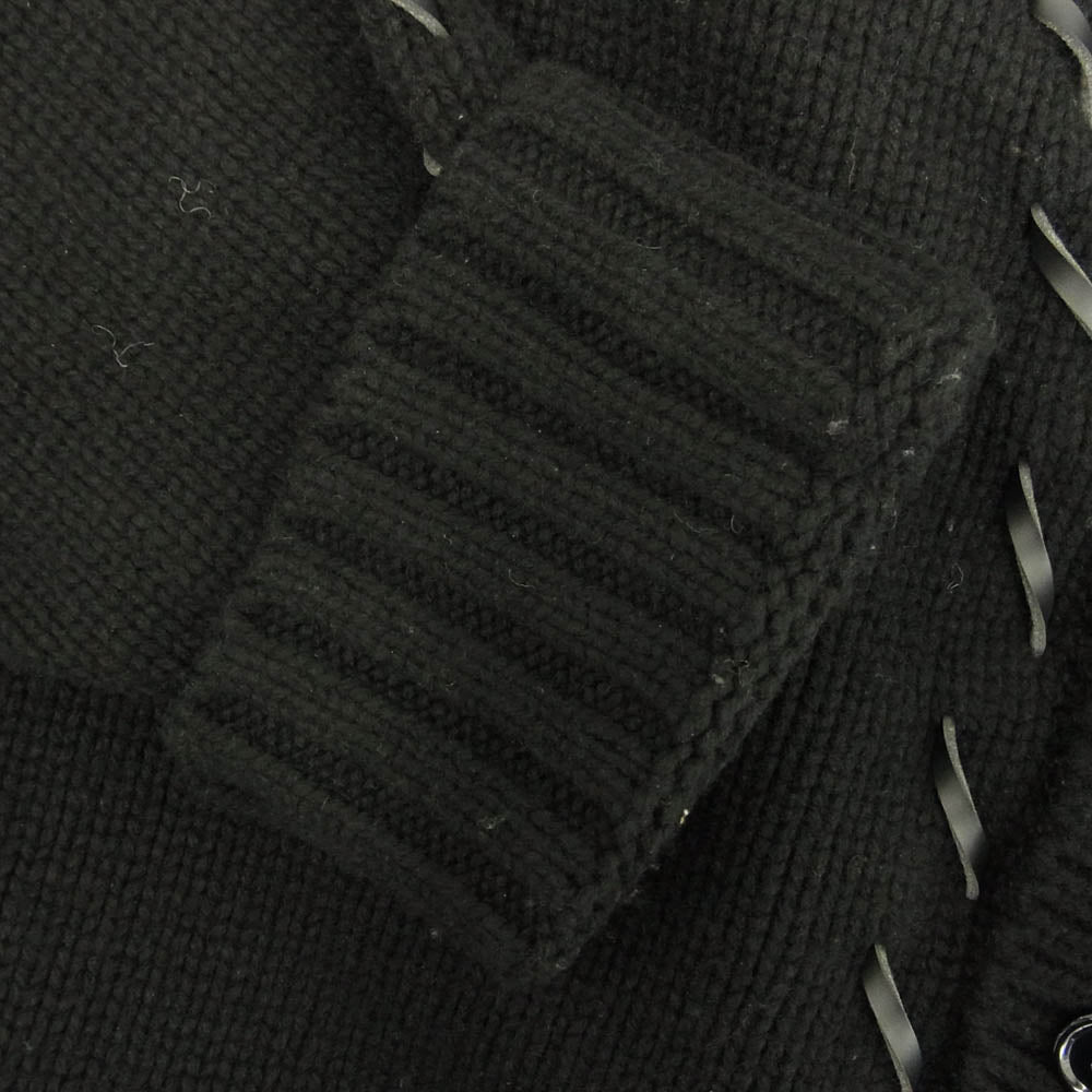DISCOVERED ディスカバード 23AW DC-23AW-KN-02 LOOPING KNIT CARDIGAN ステッチデザイン カーディガン ブラック系 3【中古】