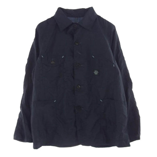 POST OVERALLS ポストオーバーオールズ 1102-CTN Engineers Jacket nylon taffeta ナイロン タフタ エンジニアーズ ジャケット ネイビー系 M【美品】【中古】