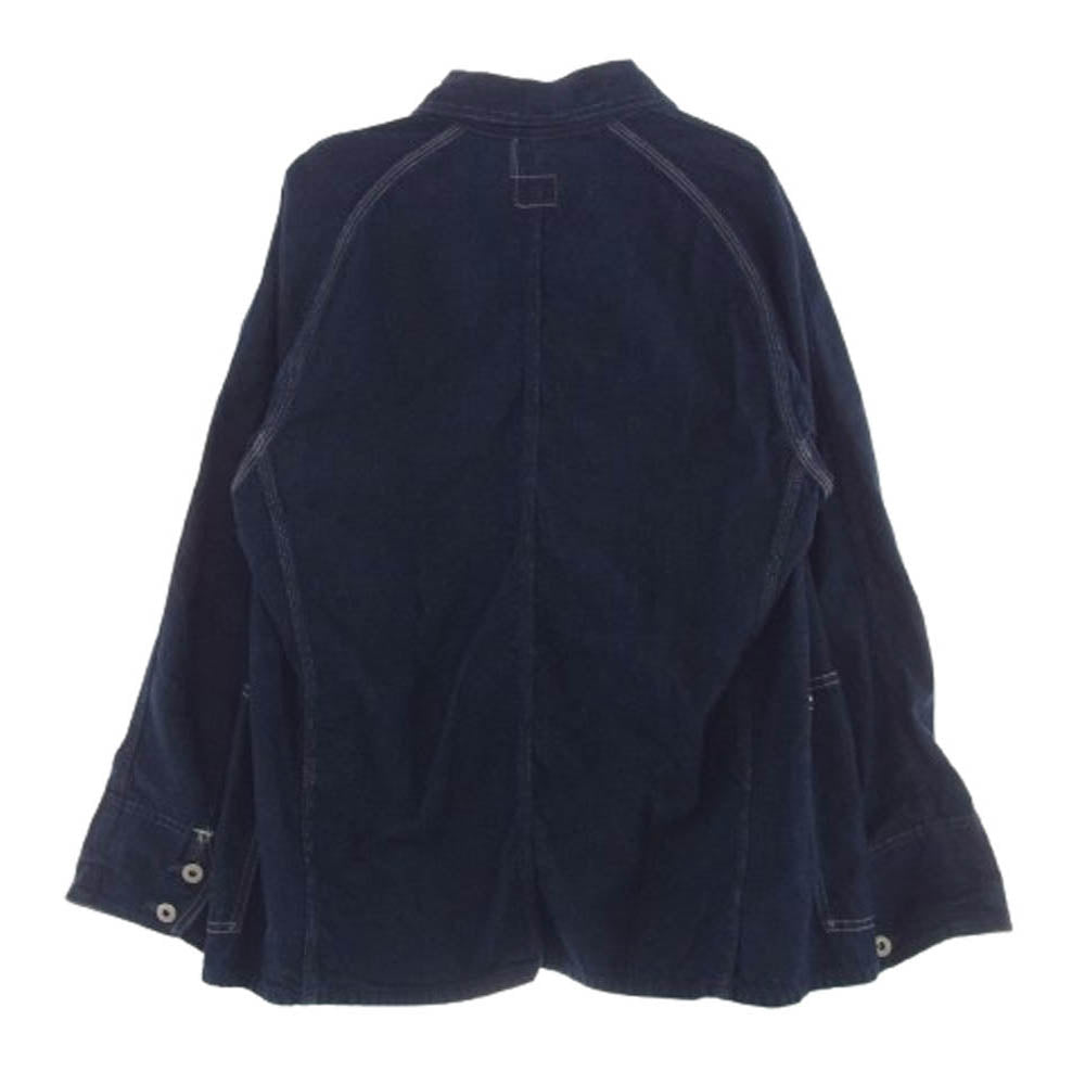 POST OVERALLS ポストオーバーオールズ 1102-8DI Engineers Jacket エンジニアーズ カバーオール デニム ジャケット インディゴブルー系 M【美品】【中古】