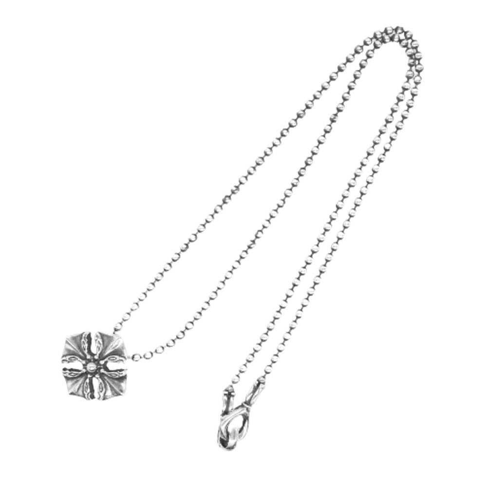 LONE ONES ロンワンズ アイアンレイヴン クロス ペンダントトップ メイティングフライト フック ボールチェーン ネックレス シルバー系【中古】