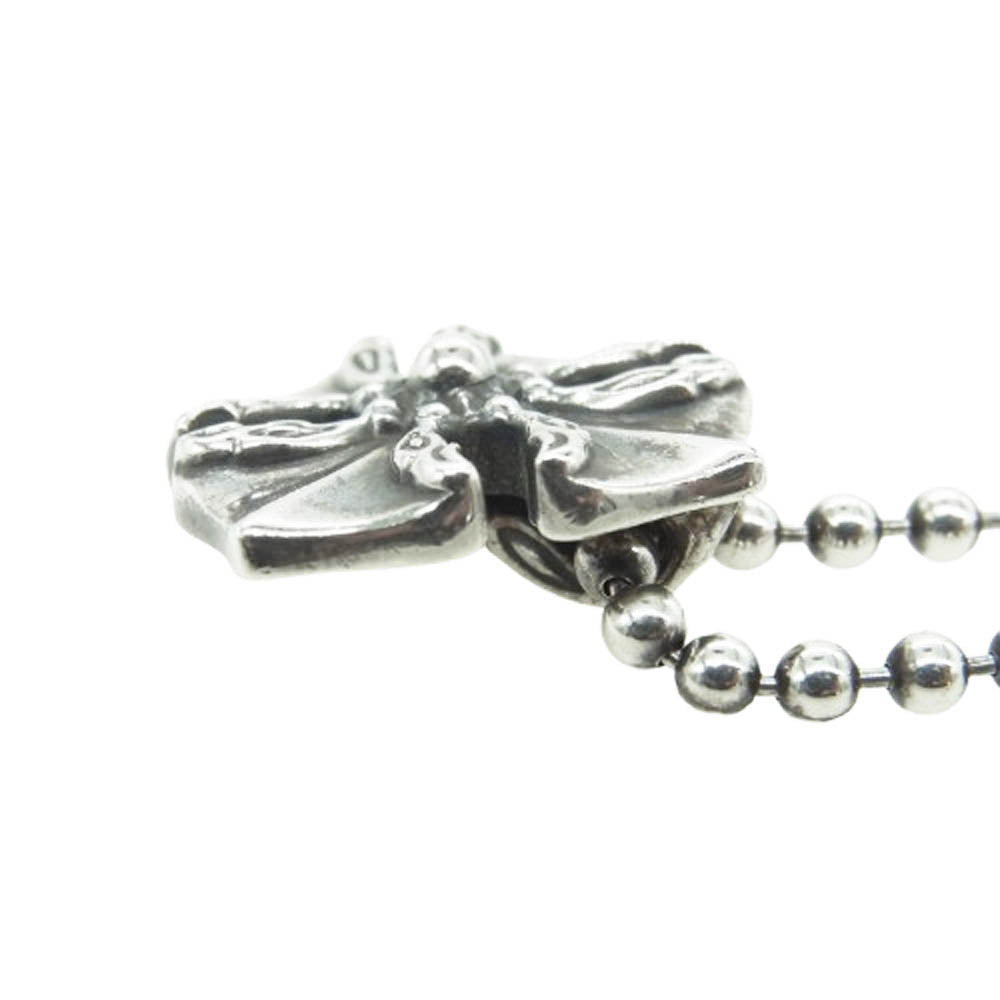 LONE ONES ロンワンズ アイアンレイヴン クロス ペンダントトップ メイティングフライト フック ボールチェーン ネックレス シルバー系【中古】