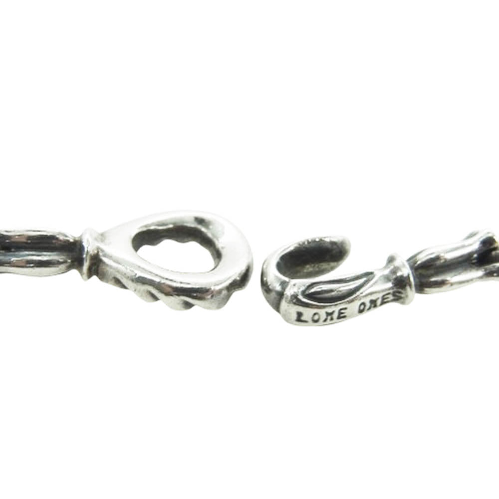 LONE ONES ロンワンズ アイアンレイヴン クロス ペンダントトップ メイティングフライト フック ボールチェーン ネックレス シルバー系【中古】