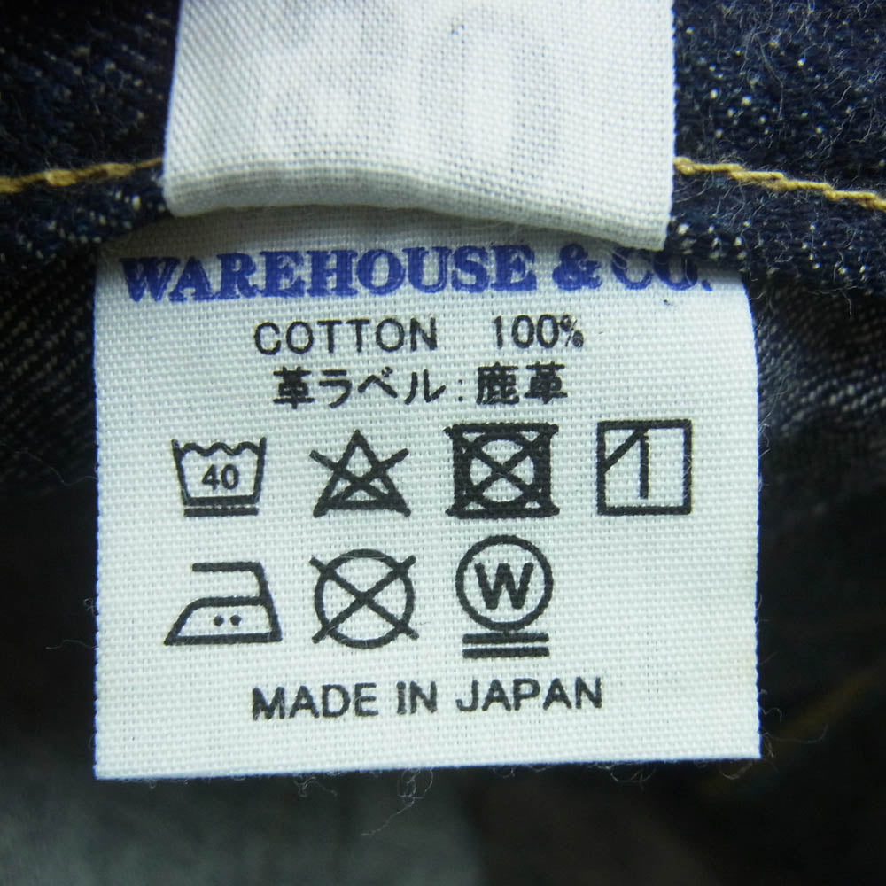 WAREHOUSE ウエアハウス Lot S1003XX 1942MODEL 大戦モデル デニム パンツ インディゴブルー系 W30 L32【極上美品】【中古】