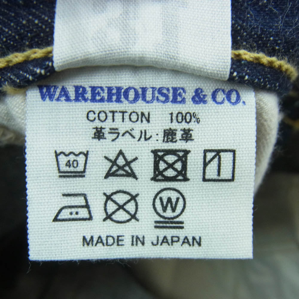 WAREHOUSE ウエアハウス DD-1001XX Lot 1001XX デニム パンツ 日本製 インディゴブルー系 W31 L32【極上美品】【中古】