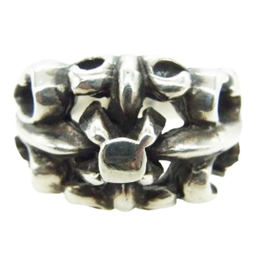 A&G エーアンドジー クロス フレアモチーフ シルバー リング シルバー系【中古】