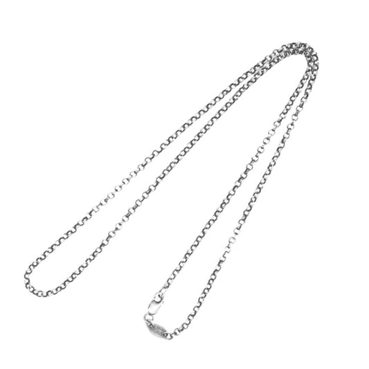 CHROME HEARTS クロムハーツ（原本無） NECKCHAIN R18 18inch 18インチ ロール チェーン ネックレス シルバー系【中古】