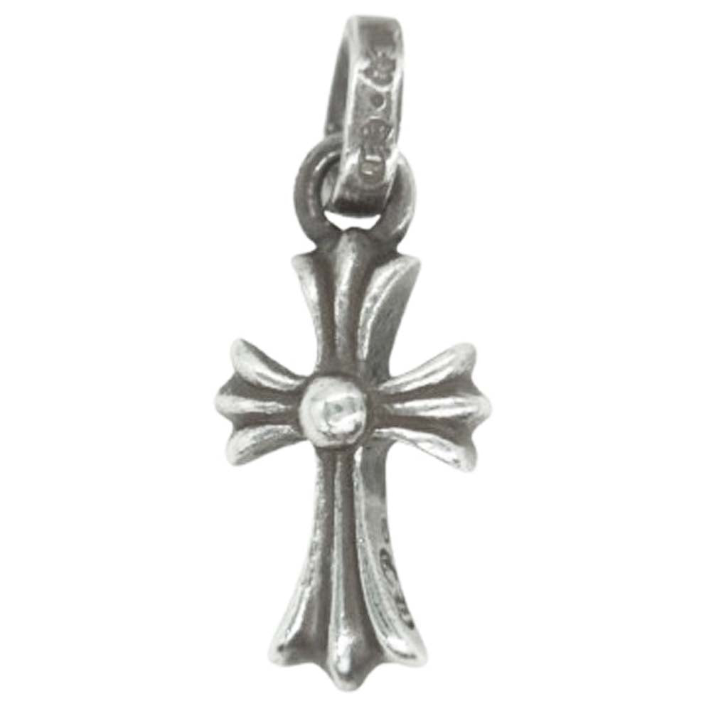 CHROME HEARTS クロムハーツ（原本無） CRS BBYFAT ベイビー ファット クロス ペンダント トップ シルバー系【中古】
