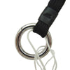 MAISON MARGIELA メゾンマルジェラ 24AW SA1UA0007 TAG KEY RING WITH LACE ネックストラップ キーホルダー キーリング ブラック系【極上美品】【中古】