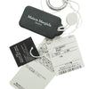 MAISON MARGIELA メゾンマルジェラ 24AW SA1UA0007 TAG KEY RING WITH LACE ネックストラップ キーホルダー キーリング ブラック系【極上美品】【中古】
